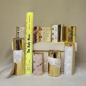 Crown Leaf, API, Astwr Universal  Foil Rolls - Gold (Set 2)